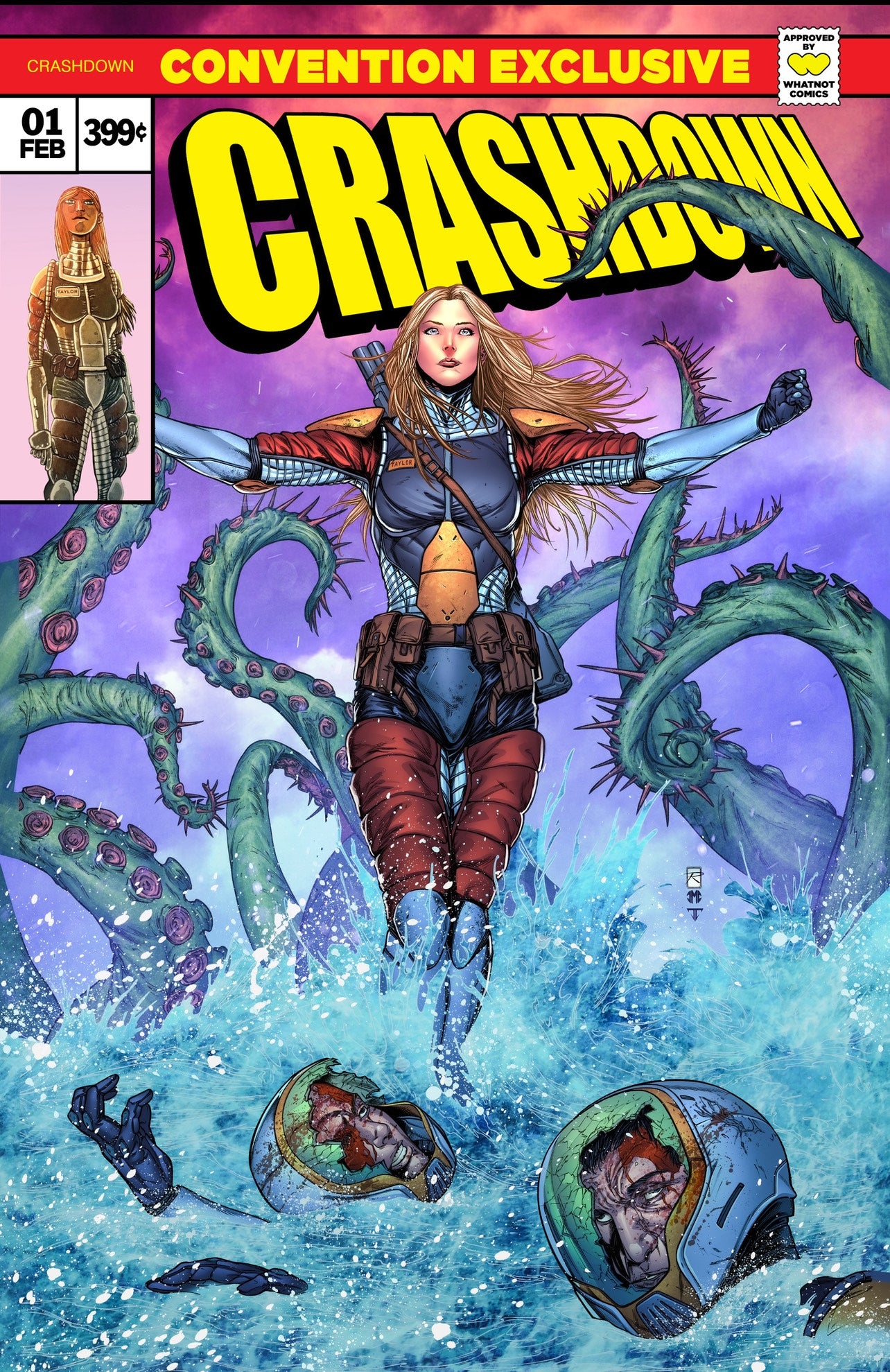 Crashdown #1 (Raymond Gay) X-Men Homage Megacon Trade LTD 100