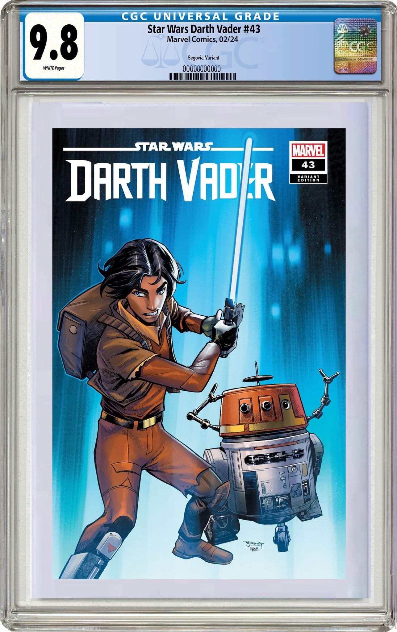 MADE TO ORDER: CGC 9.8 Darth Vader #43 (Segovia) Star Wars Rebels 10th Anniversary #2 of 4 (Trade) LTD 1500