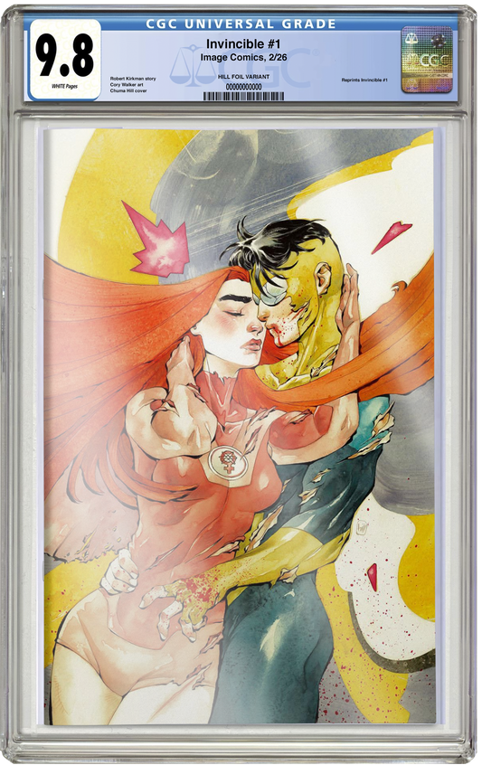 PREORDER: CGC 9.8 Invincible #1 Chuma Hill C2E2 2026 Exclusive Foil Virgin Variant