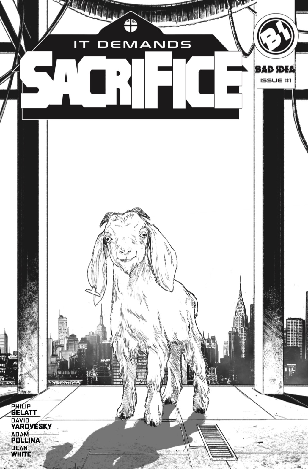 It Demands Sacrifice #1 Absolute Batman Homage B&W Virgin Raymond Gay NYCC EXCLUSIVE VARIANT LTD 400