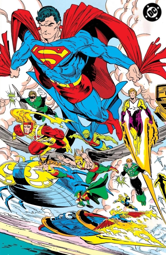 Justice League #1 (1987) REPRINT Todd McFarlane Virgin Variant