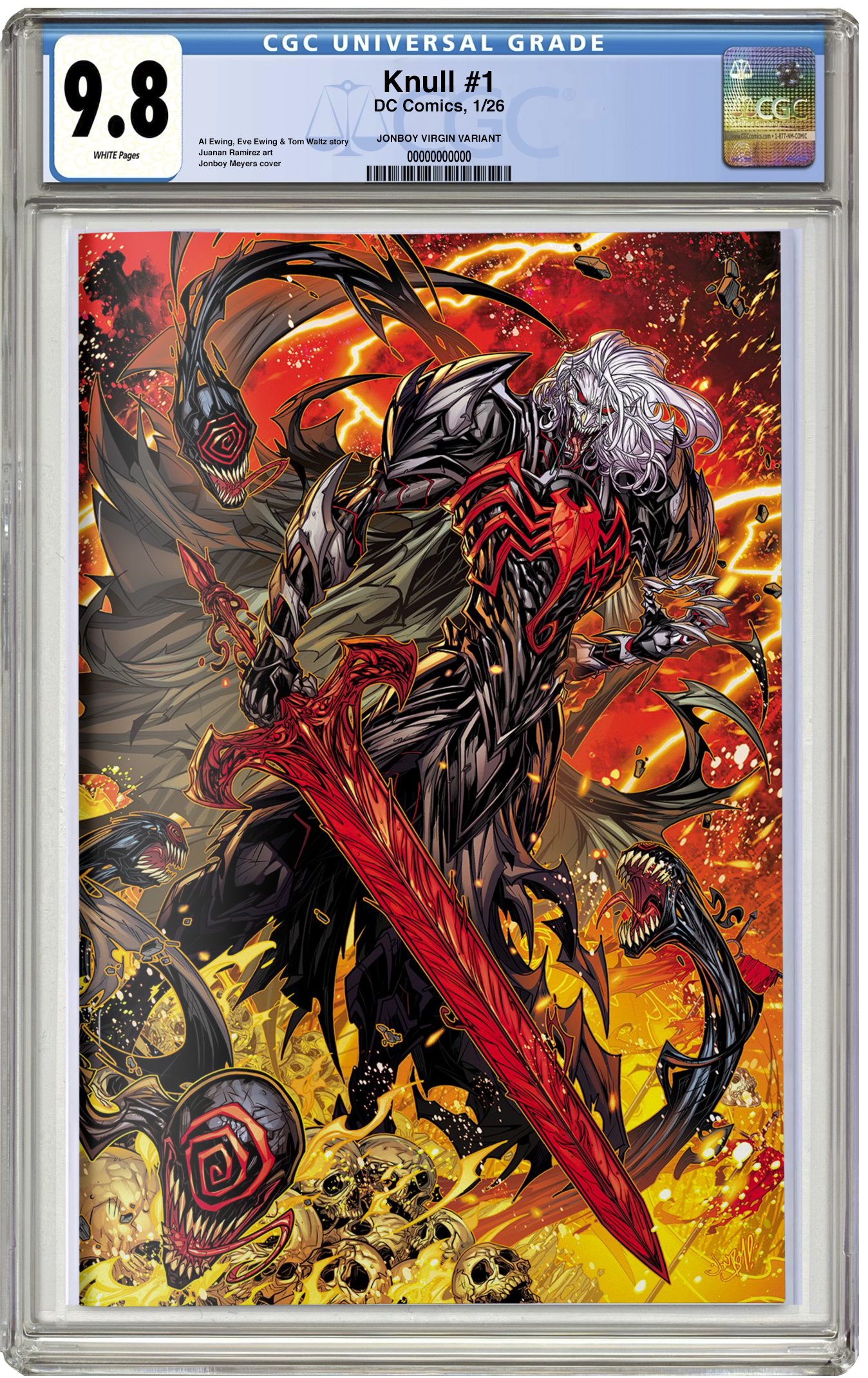 CGC 9.8 Knull #1 Jonboy Meyers Virgin Variant