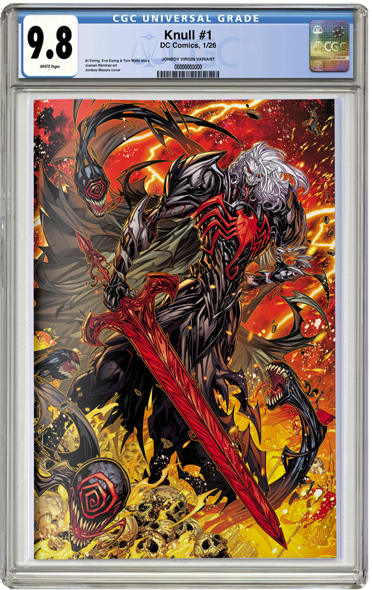 CGC 9.8 Knull #1 Jonboy Meyers Virgin Variant