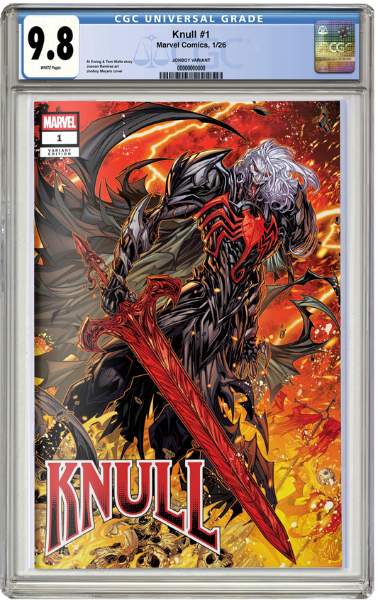 CGC 9.8 Knull #1 Jonboy Meyers Trade Variant