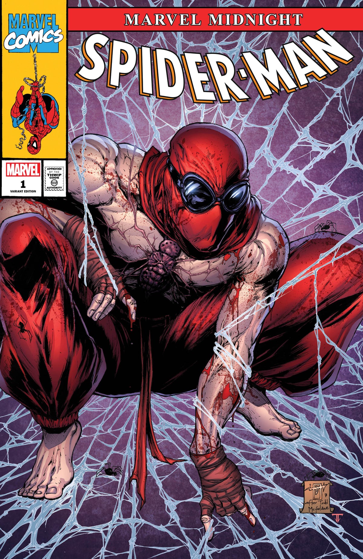 PREORDER: Midnight Spider-man #1 Jonathan Uribe Trade Dress NYCC EXCLUSIVE VARIANT LTD 3K