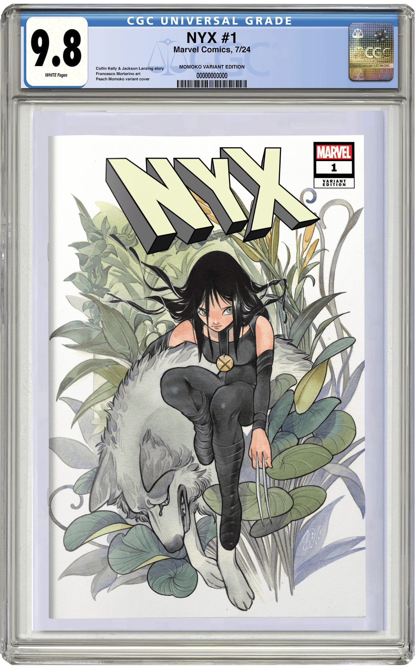 MADE TO ORDER: CGC 9.8 NYX #1 Peach Momoko Trade Dress Variant