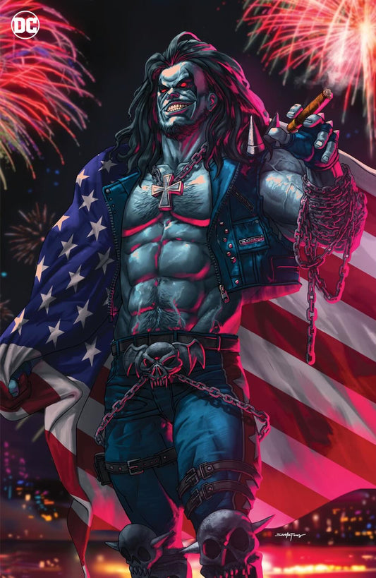 Omega Men #3 (1st app. LOBO!) Santa Fung Virgin Variant