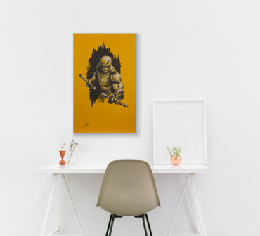 Daredevil (Yellow art paper)- Johnny Desjardins Original Art