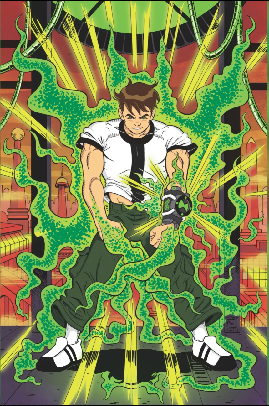 Ben 10 #1 Absolute Batman Homage Mathew Jenkins 2nd Print Virgin Variant LTD 500