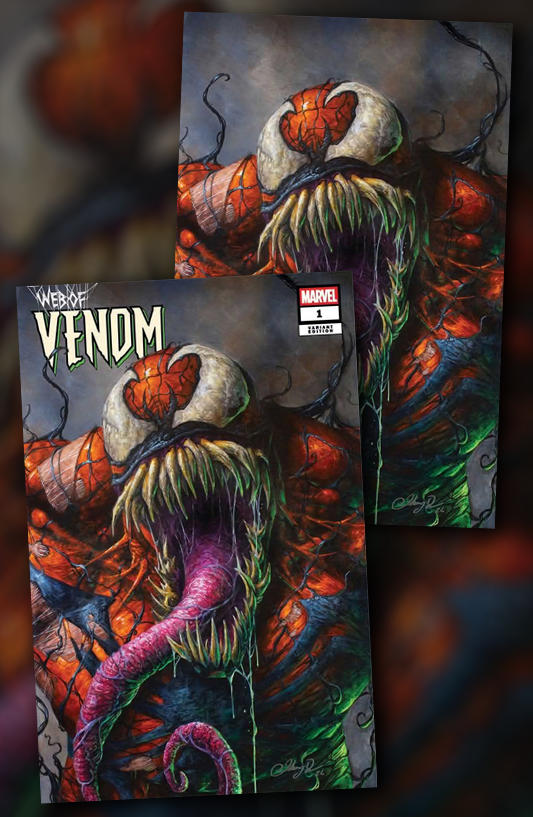 Web of Venom #1 Johnny Desjardins SET OF TWO Trade & Virgin Variants