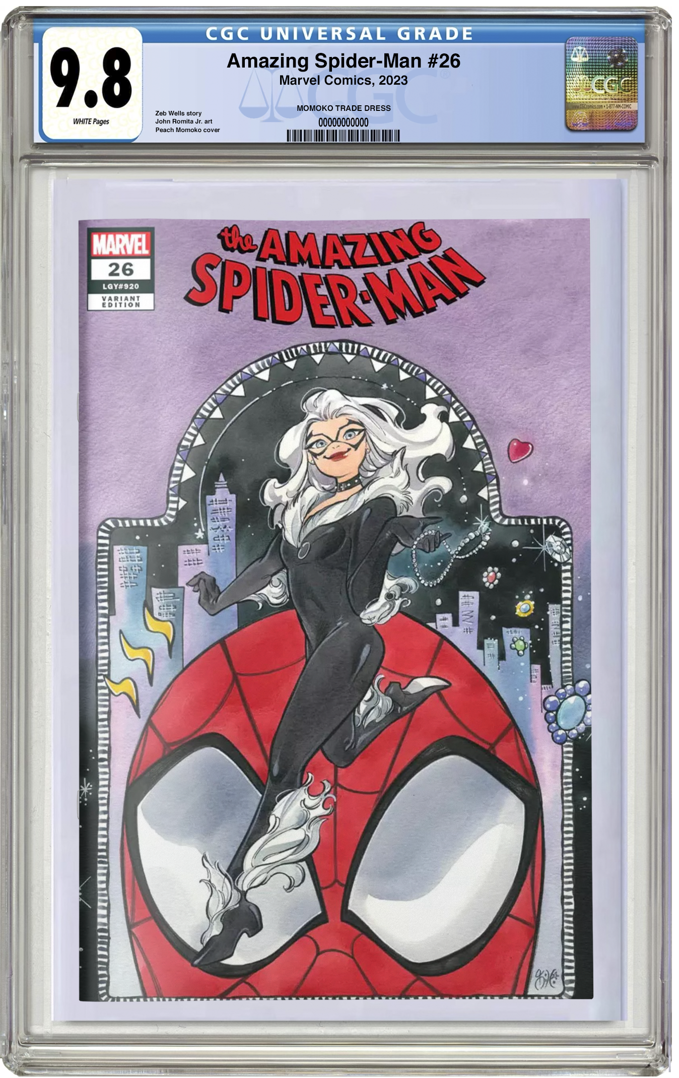 Amazing Spider-Man #26 CGC 9.8 Peach Momoko Trade Dress