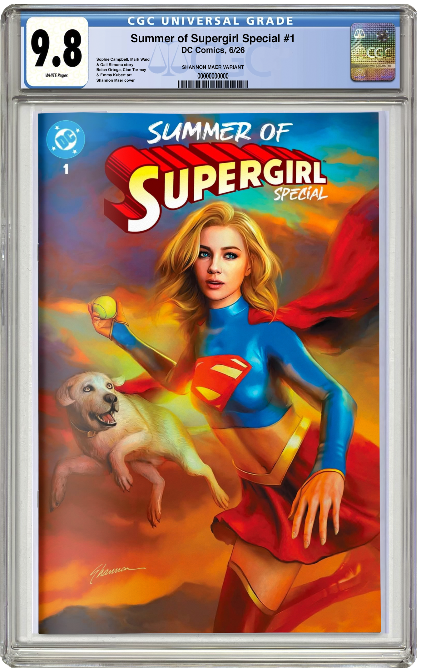 PREORDER: CGC 9.8 Summer of Supergirl Special #1 Shannon Maer Exclusive Trade Dress Variant