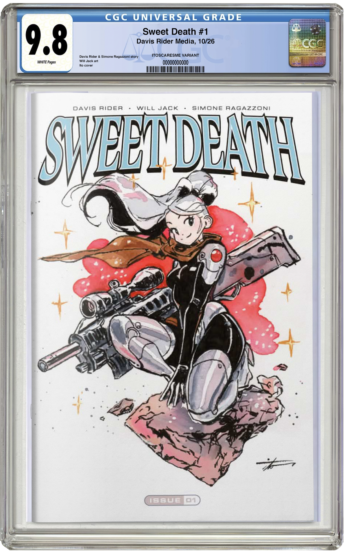PREORDER: CGC 9.8 Sweet Death #1 Trade Dress Ito NYCC EXCLUSIVE VARIANT