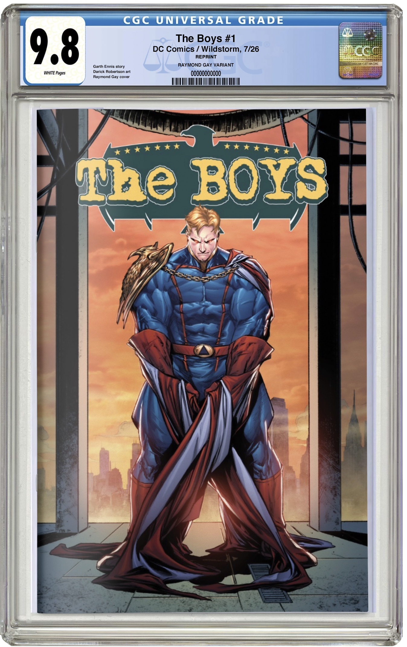 PREORDER: CGC 9.8 Boys #1 Absolute Batman Homage Raymond Gay Trade Dress Variant