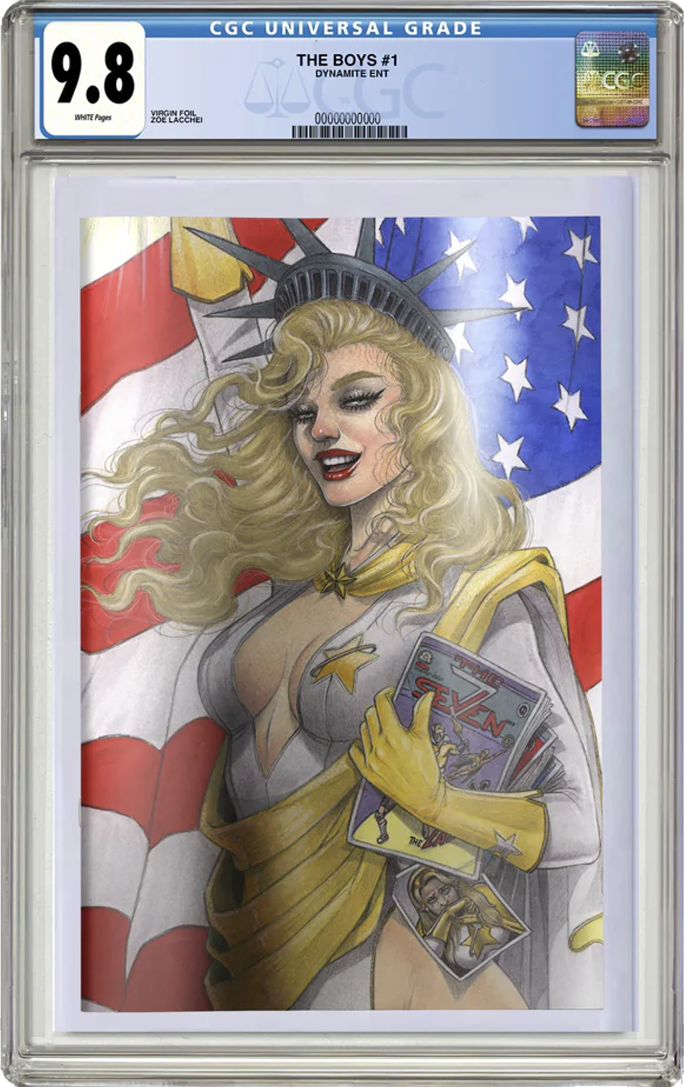 CGC 9.8 The Boys #1 - Virgin Foil - Zoe Lacchei - 250 Printed CGC 9.8 The Boys #1 - Virgin Foil - Zoe Lacchei - 250 Printed