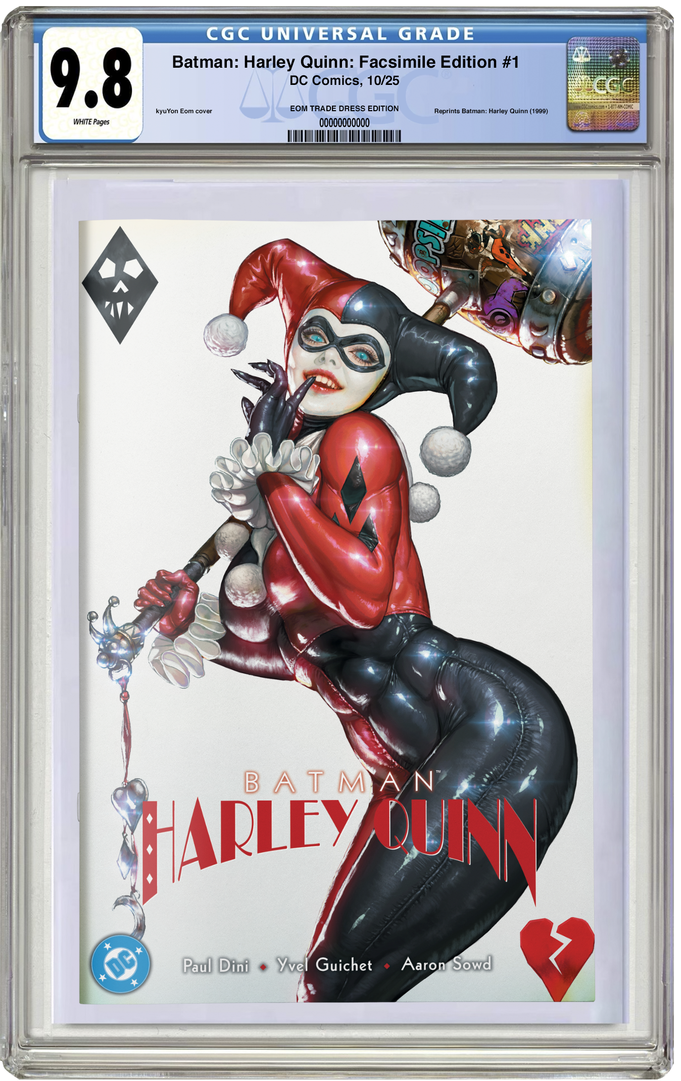 PREORDER: CGC 9.8 Batman/Harley Quinn #1 Kyuyong Eom Trade Dress Variant