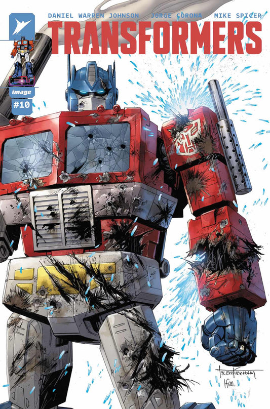Transformers #10 Tyler Kirkham Megacon 2026 Exclusive Battle Damaged Trade Dress Variant