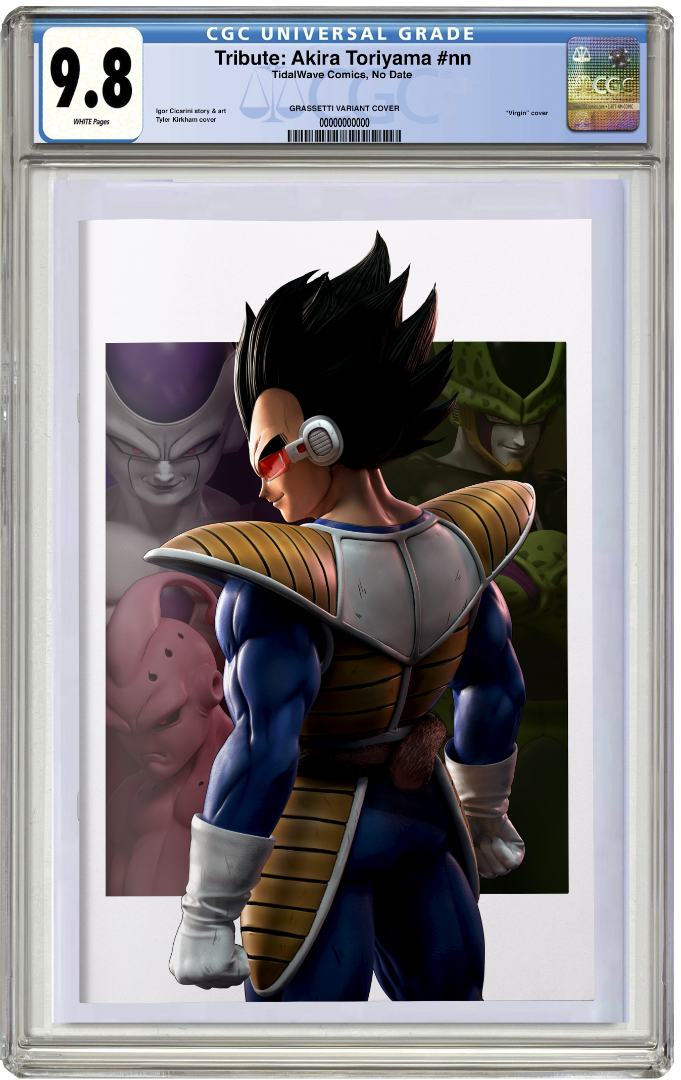LTD Black Friday Deal: PREORDER: CGC 9.8 Tribute: Akira Toriyama Raf Grassetti Virgin Variant