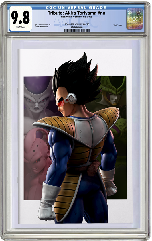 LTD Black Friday Deal: PREORDER: CGC 9.8 Tribute: Akira Toriyama Raf Grassetti Virgin Variant