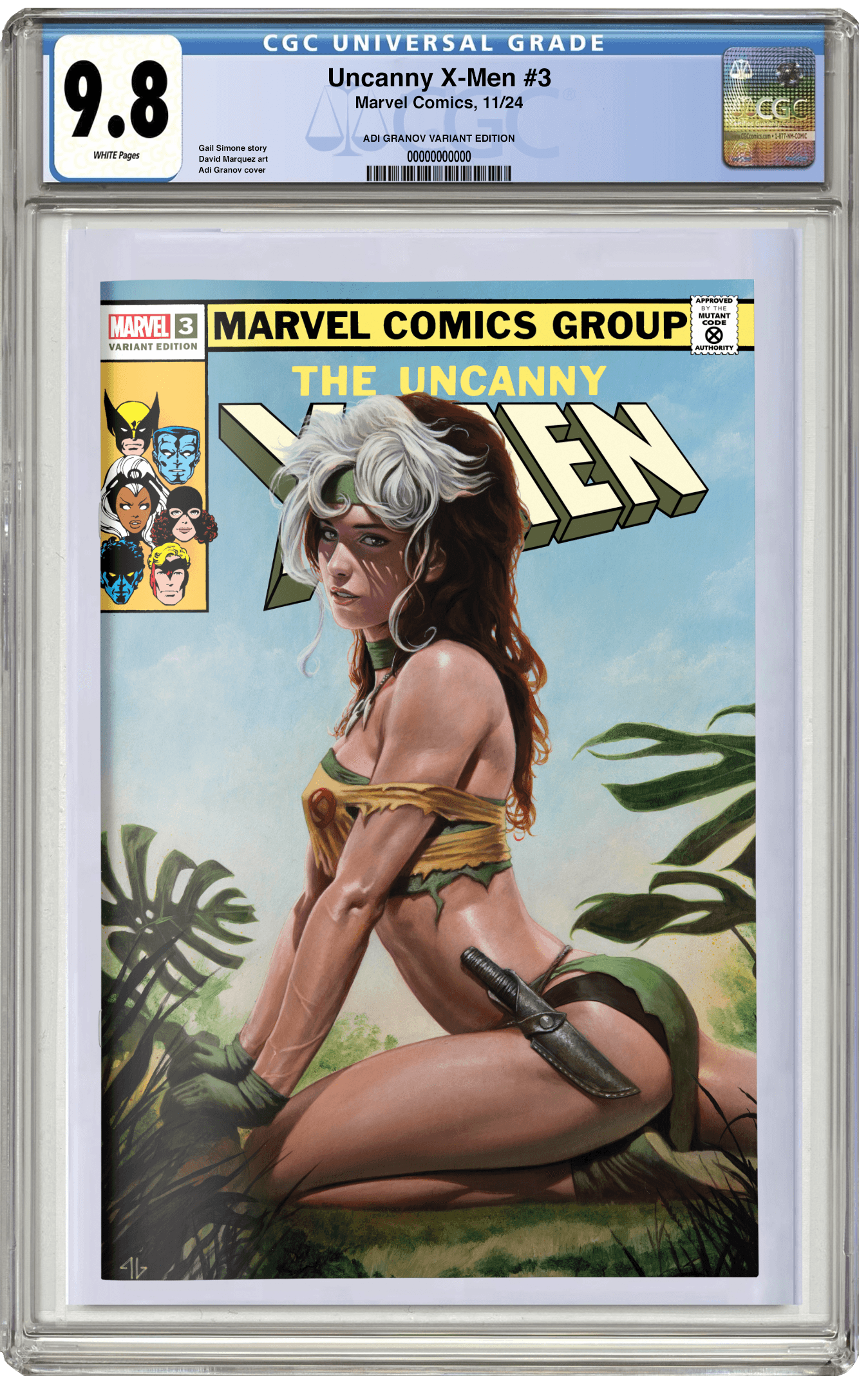 MADE TO ORDER: CGC 9.8 Uncanny X-Men #3 Adi Granov Trade Dress Variant