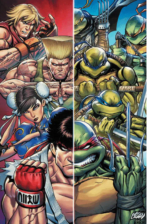 TMNT vs. Street Fighter #1 Franck Uzan Virgin Variant