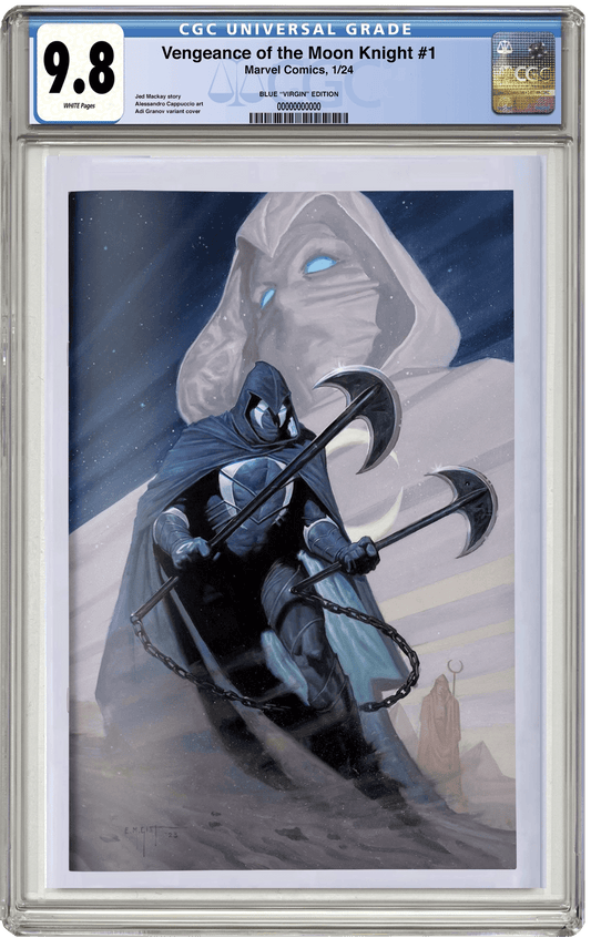 MADE TO ORDER: CGC 9.8 Vengeance of the Moon Knight #1 BLUE Virgin Variant