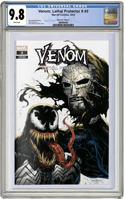 MADE TO ORDER: CGC 9.8 Venom: Lethal Protector #2 Tyler Kirkham Trade Dress Variant