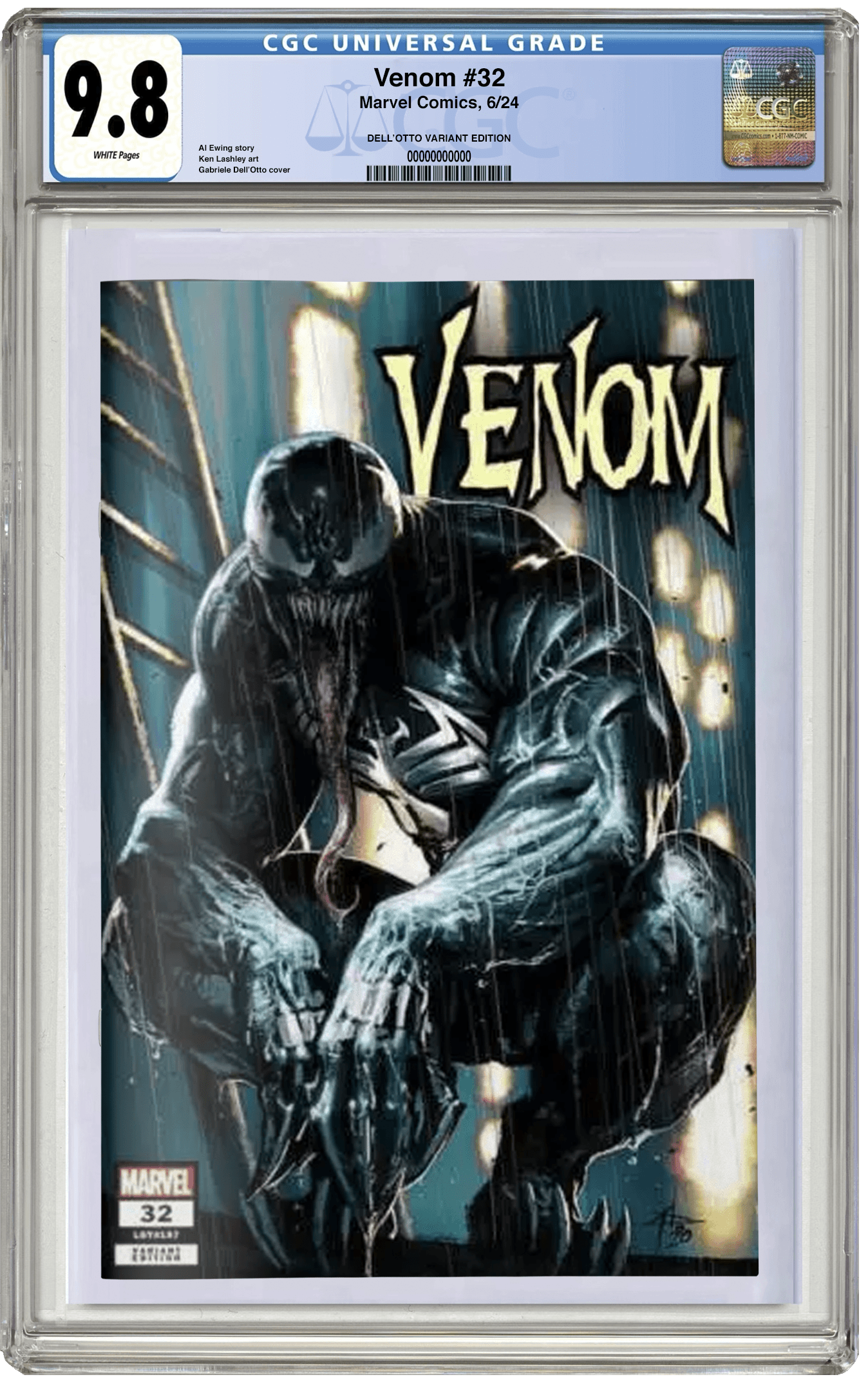 MADE TO ORDER: CGC 9.8 Venom #32 Gabriele Dell'Otto Trade Dress Variant