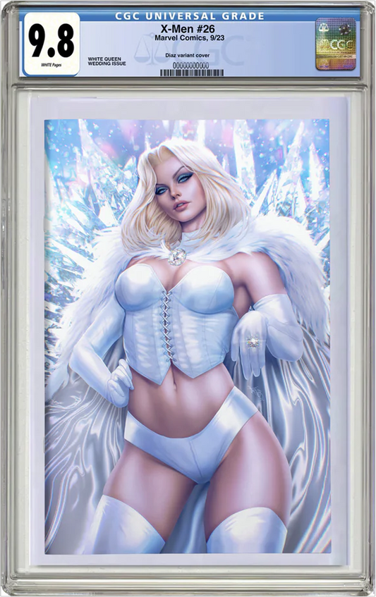 CGC 9.8 X-Men #26 (Arial Diaz Virgin) White Queen Wedding