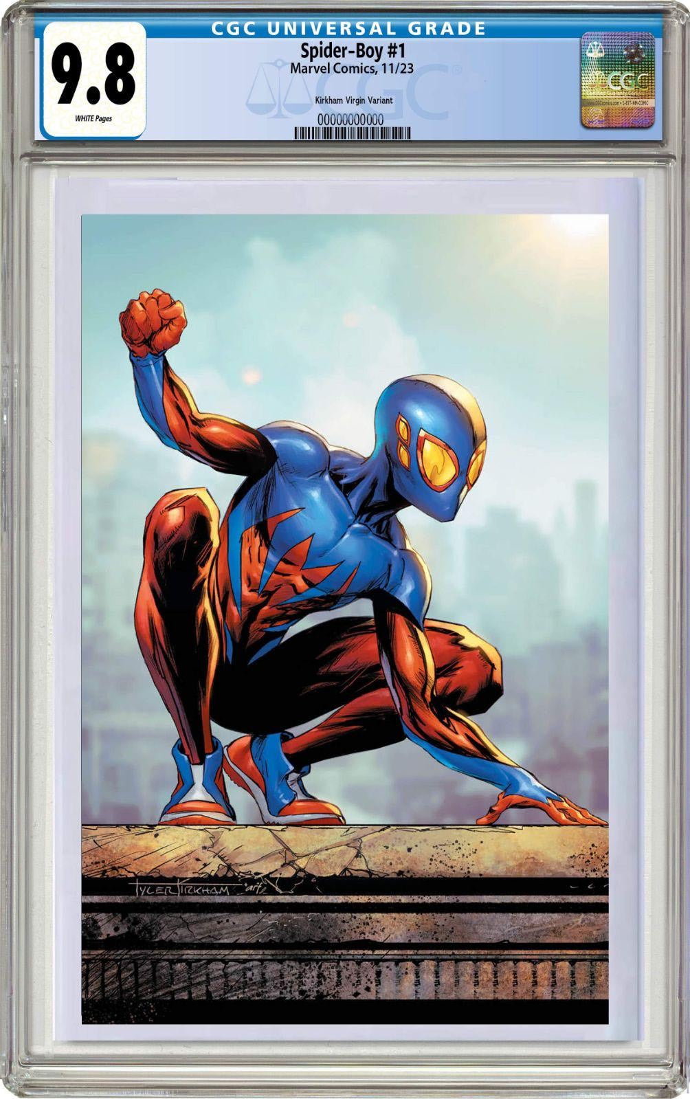 MADE TO ORDER: CGC 9.8 Spider-Boy #1 Tyler Kirkham Virgin Variant
