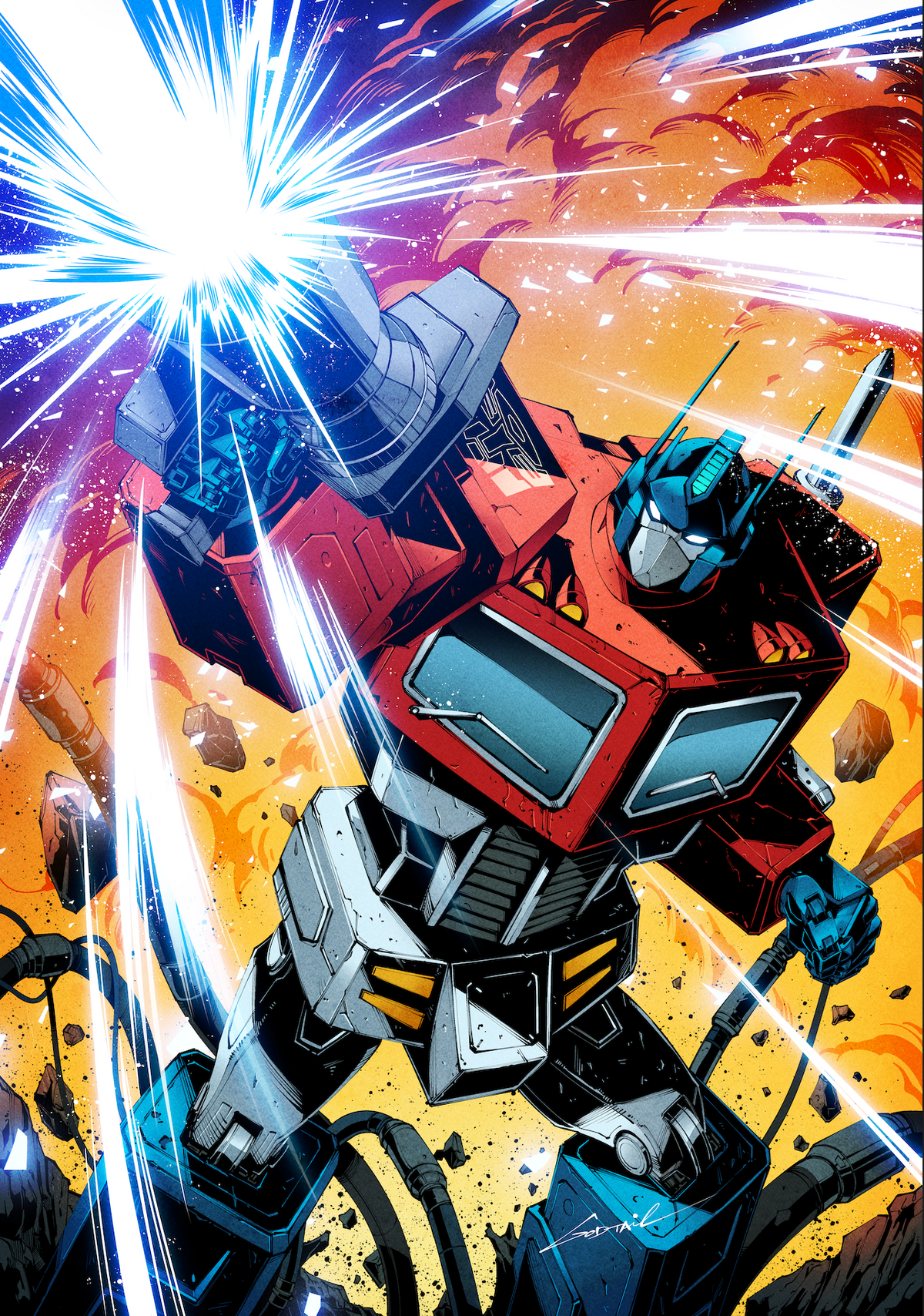 Transformers #1 14th Print Virgin Godtail NYCC EXCLUSIVE VARIANT LTD 500