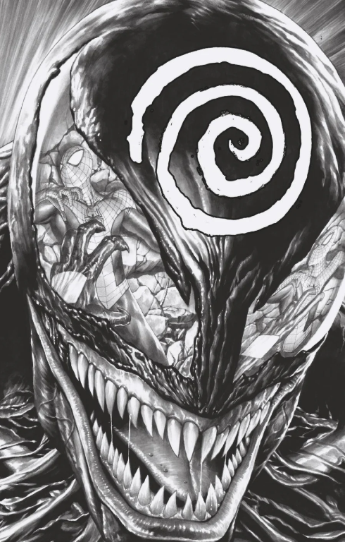 Venom #35 KNULLIFIED Mico Suayan B&W Virgin Variant