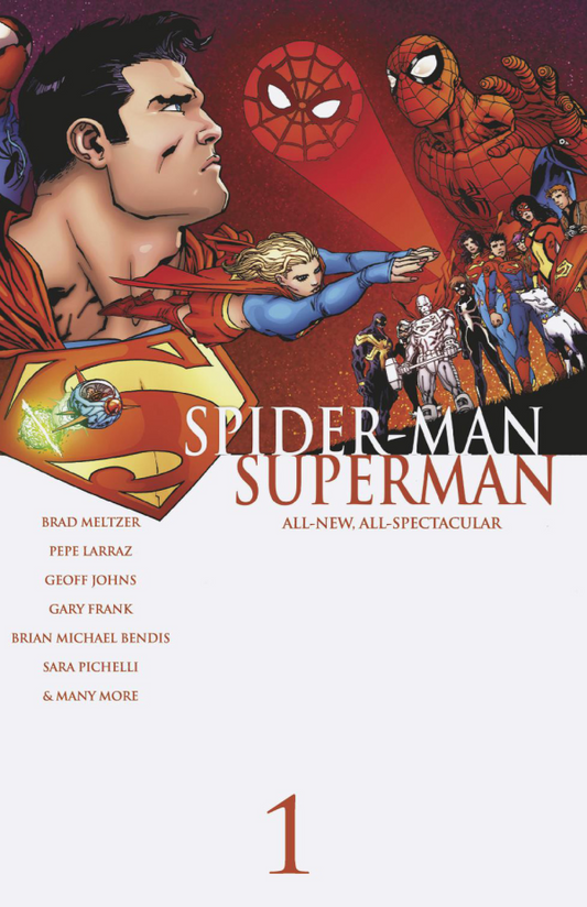 Marvel/DC: Spider-Man/Superman #1 1:25 Giuseppe Camuncoli homage variant