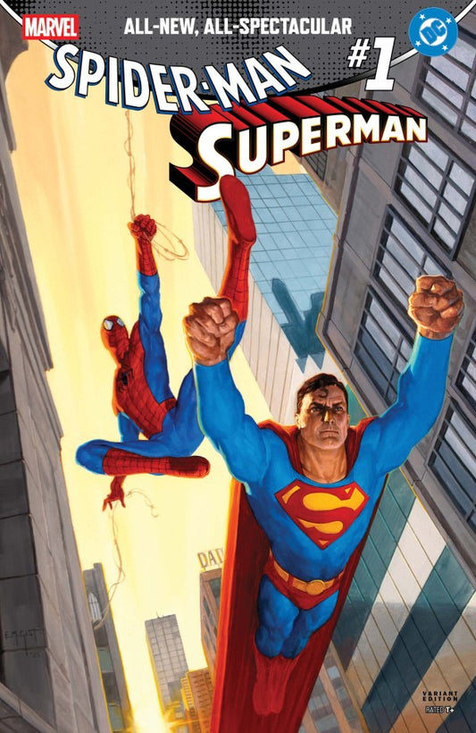 Marvel/DC: Spider-Man/Superman #1 1:25 E.M. Gist variant
