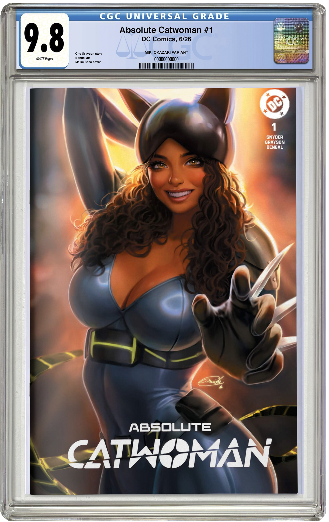 PREORDER: CGC 9.8 Absolute Catwoman #1 Miki Okazaki Exclusive Trade Dress Variant