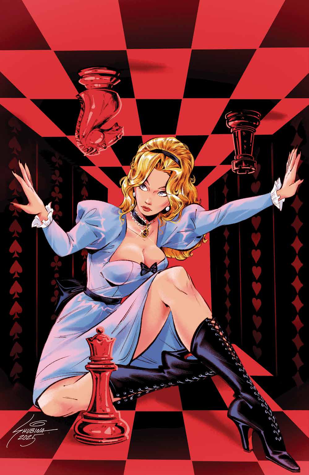 Alice Forever After #1 Sveta Shubina ECCC 2026 Exclusive RED Virgin Variant