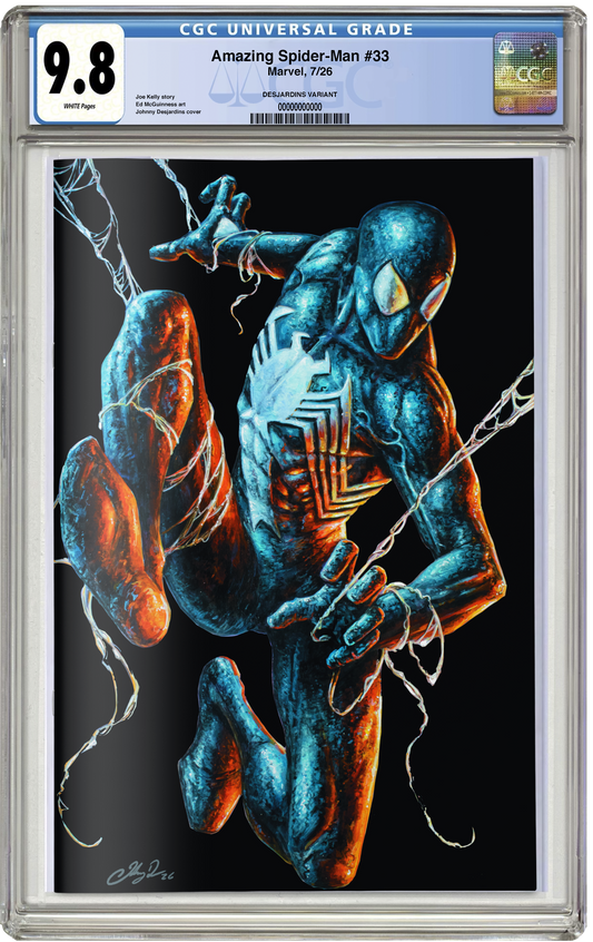 PREORDER: CGC 9.8 Amazing Spider-Man #33 Johnny Desjardins Black Virgin Color Variant