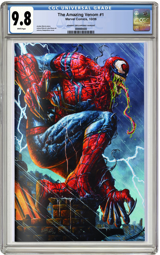 PREORDER: CGC 9.8 Amazing Venom #1 Virgin Johnny Desjardins NYCC EXCLUSIVE VARIANT