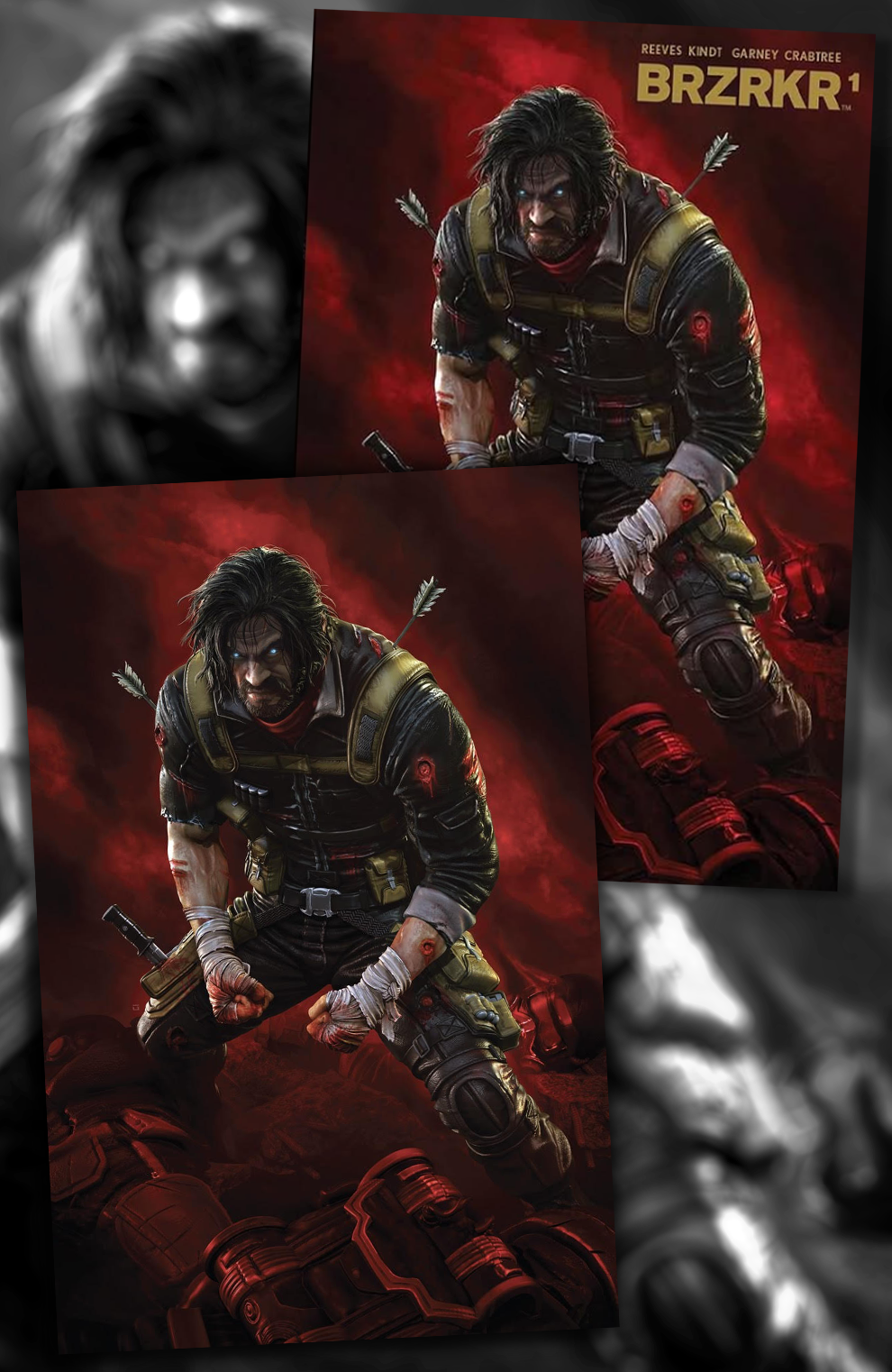 BRZRKR #1 Raf Grassetti SET OF 2 (Trade & Virgin) Variants