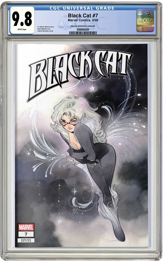 PREORDER: CGC 9.8 Black Cat #7 Peach Momoko Trade Dress Variant