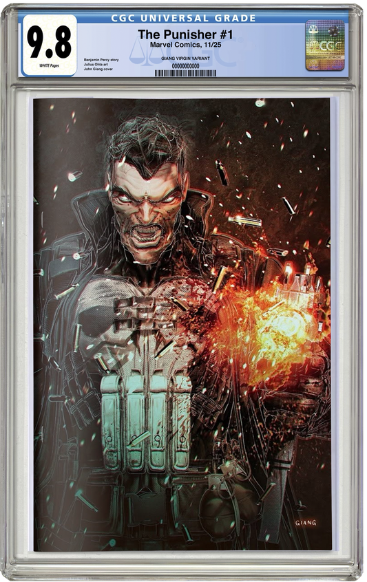 PREORDER: CGC 9.8 Punisher: Red Band #1 John Giang Virgin Variant