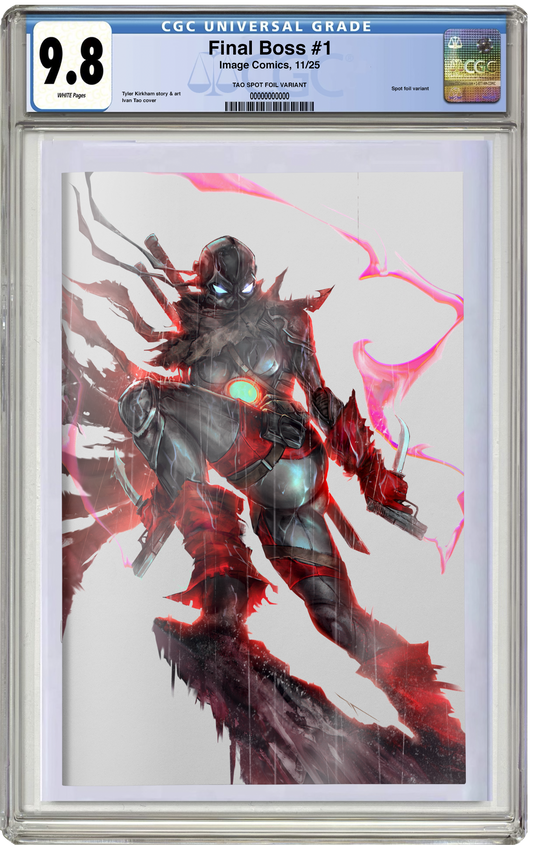 PREORDER: CGC 9.8 Final Boss #1 Ivan Tao Spot Foil Virgin Variant