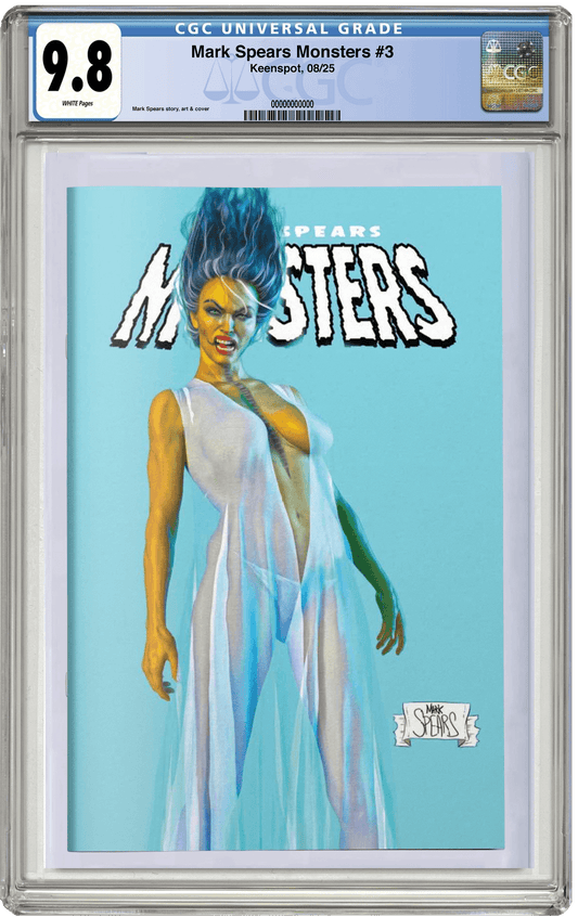 PREORDER: CGC 9.8 Mark Spears: Monsters #3 Bird City Comics Exclusive Mark Spears Variant