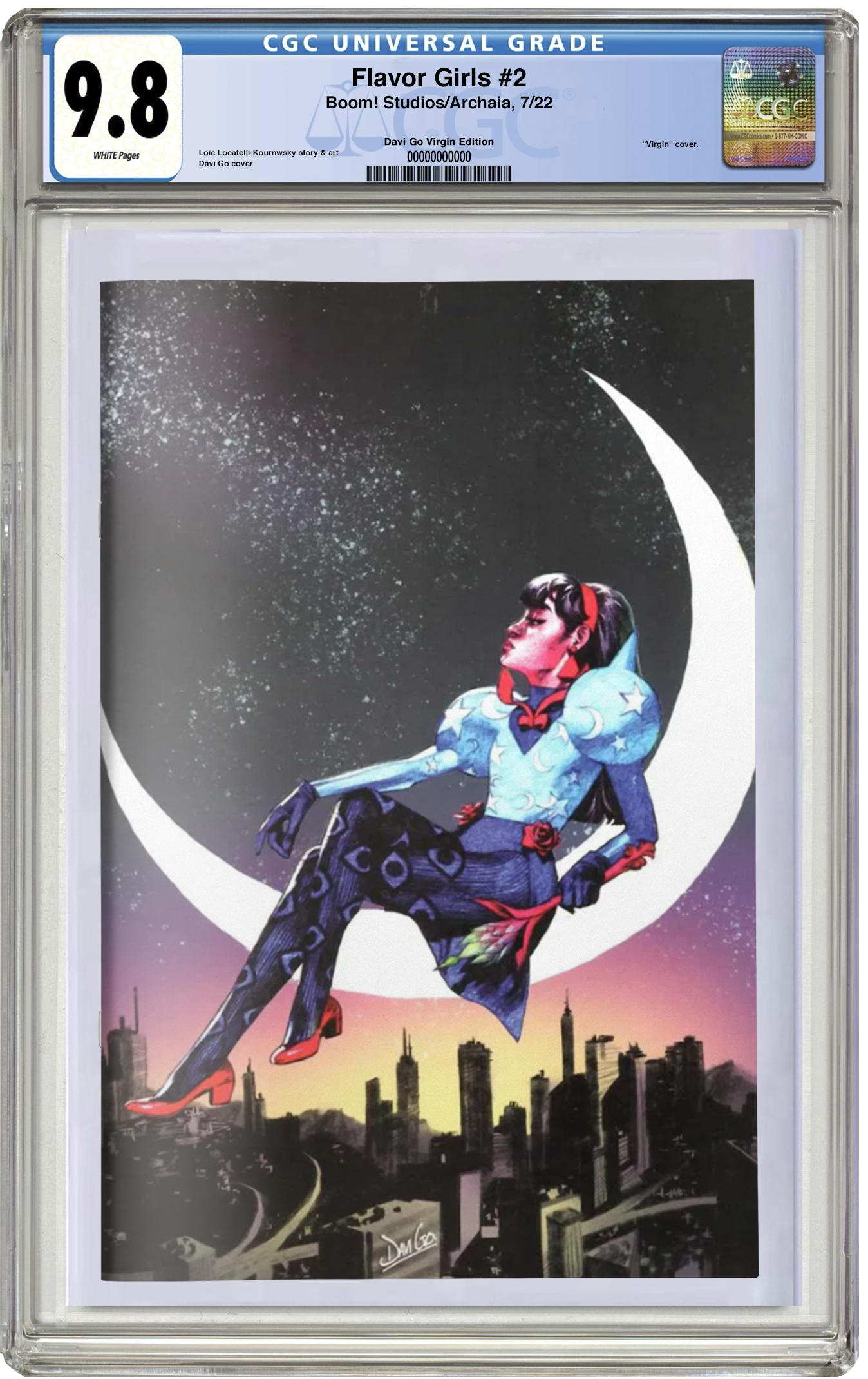 MADE TO ORDER: CGC 9.8 Flavor Girls #1 Davi Go MOON Virgin Variant