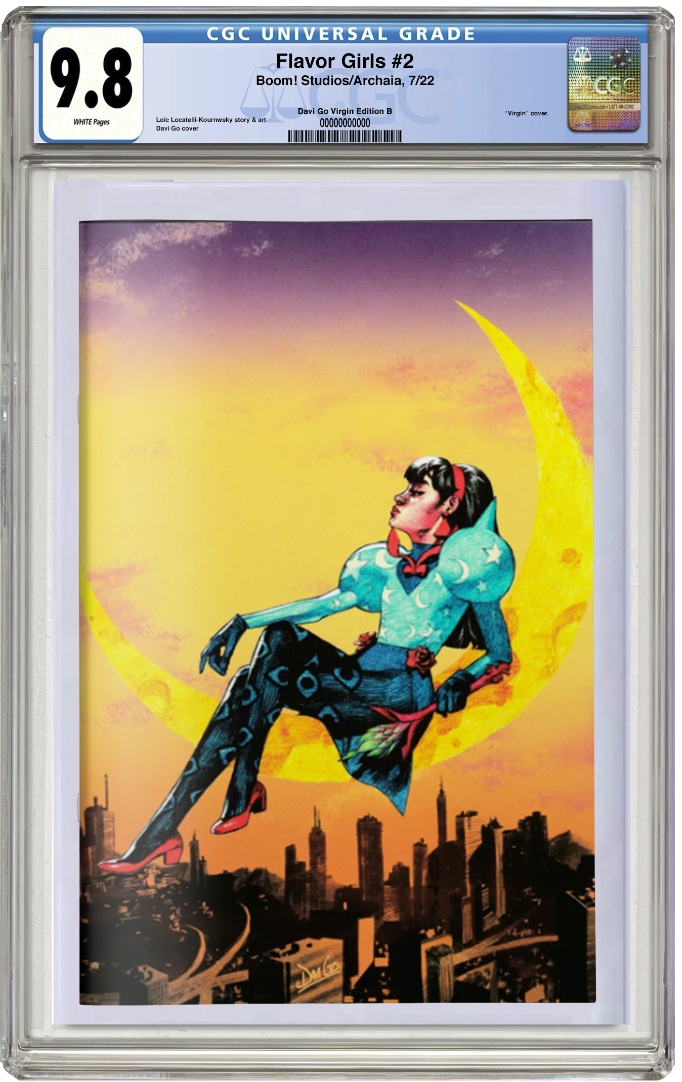 MADE TO ORDER: CGC 9.8 Flavor Girls #1 Davi Go SUN Virgin Variant