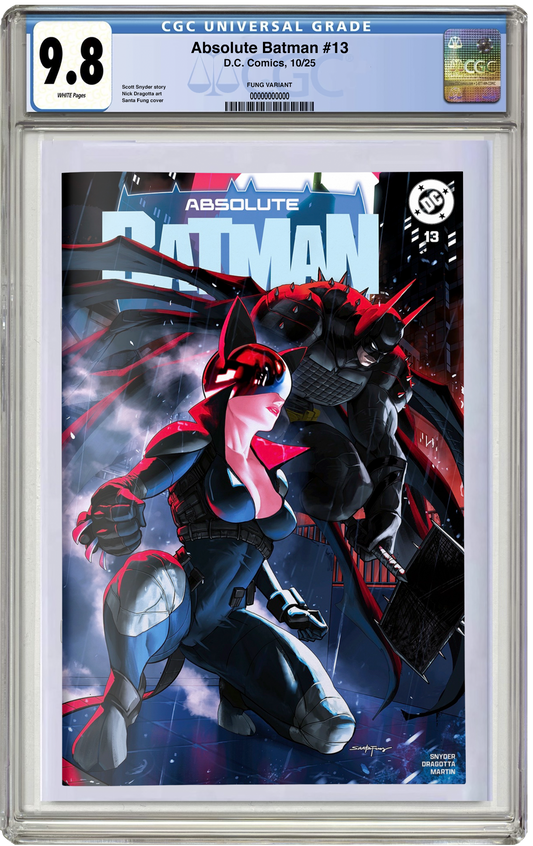PREORDER: CGC 9.8 Absolute Batman #13 Santa Fung Foil Trade Dress Variant