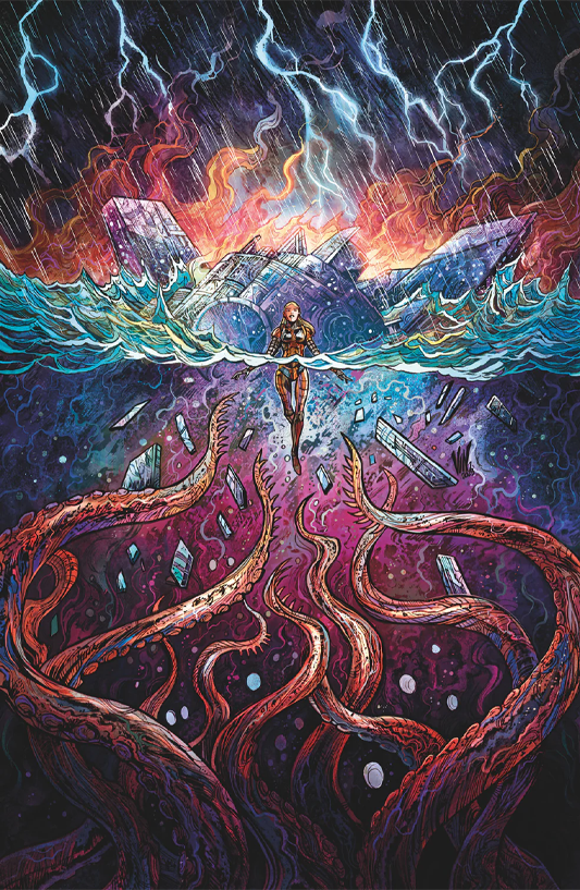 Crashdown #1 (Vincenzo Riccardi) Virgin Color Megacon Variant LTD 100