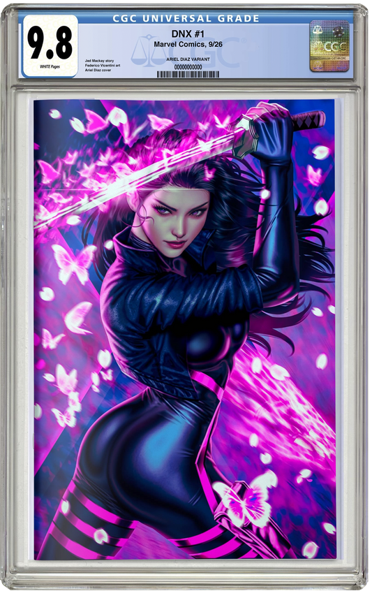 PREORDER: CGC 9.8 DNX #1 Ariel Diaz Virgin Variant