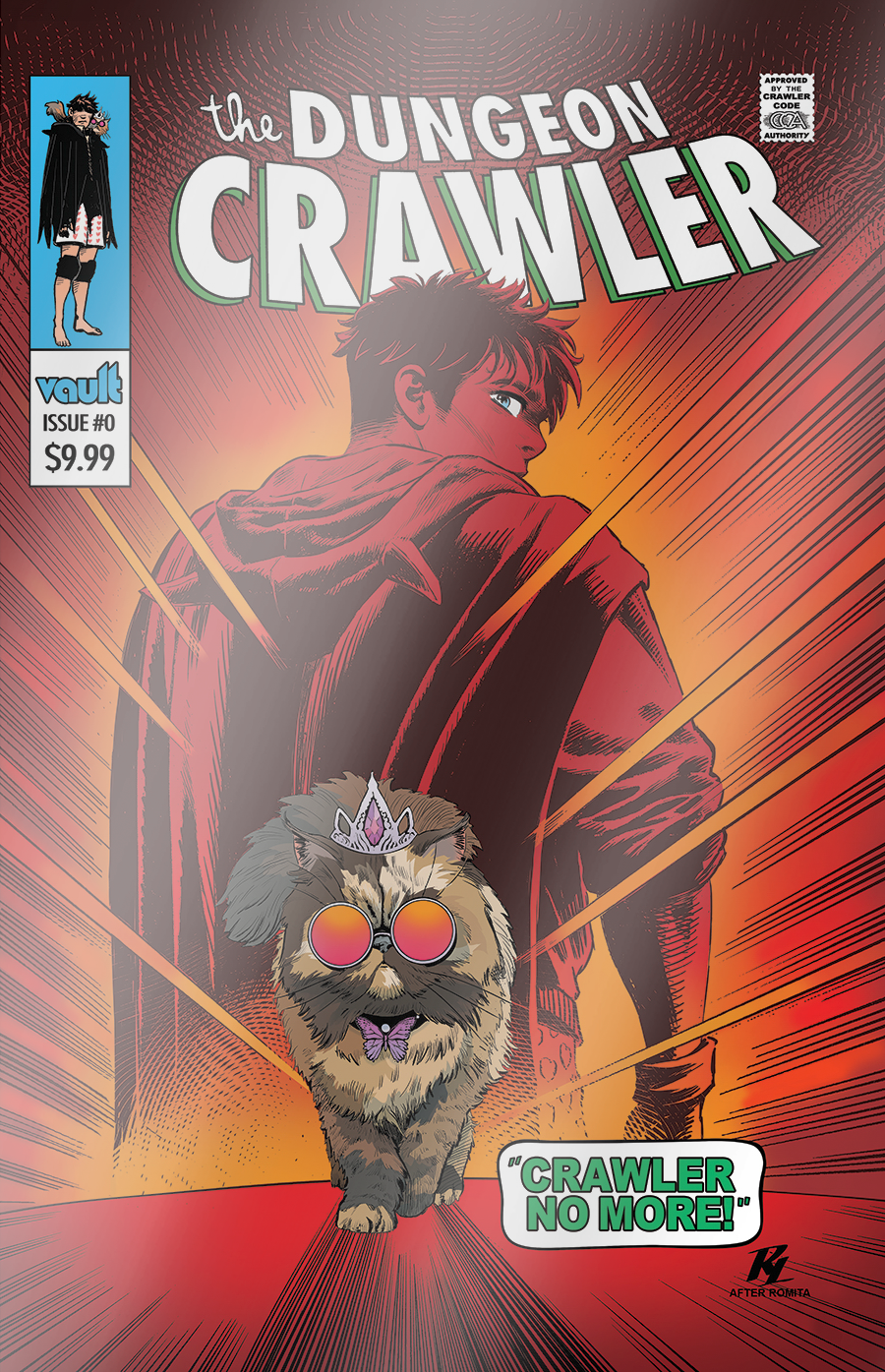 Dungeon Crawler Carl #0 Second Print Foil Trade Dress Riccardo Latina NYCC EXCLUSIVE VARIANT LTD 250