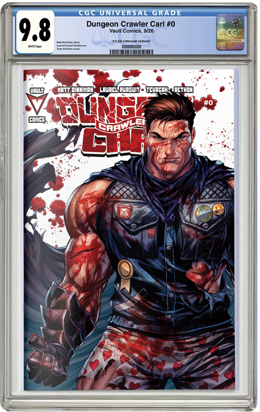PREORDER: CGC 9.8 Dungeon Crawler Carl #0 Second Print Trade Dress Tyler Kirkham NYCC EXCLUSIVE VARIANT LTD 1K